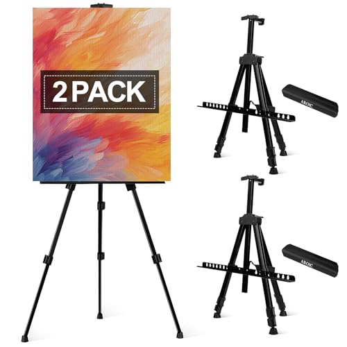 AROIC Art Painting Artist Easel Stand, Painting Display Easel Stand - style: 2P