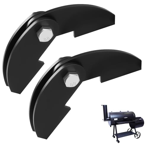 2 Pcs 8 x 2 1/4" Heavy Duty BBQ Smoker Hinge Fit for Burn Shop BBQ Smoker - style: 2 Pcs