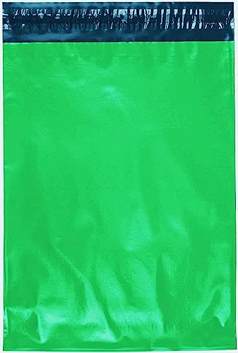 iMBAPrice 10x13 Inch 500-Pack Green Color Poly Mailers Shipping Envelopes Bags, Strong Adhesive Shipping and Packing Bags for Clothing, Waterproof and Tear-Proof Shipping Envelopes