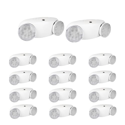 14 Pack Commercial LED Emergency Light,Battery Backup,ETL Listed - size: 14 PACK