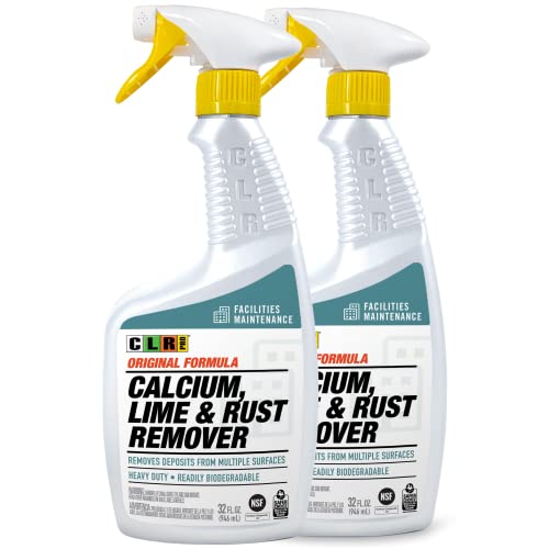 CLR PRO Calcium, Lime and Rust Remover, 32 oz. Spray Bottle, Pack of 2
