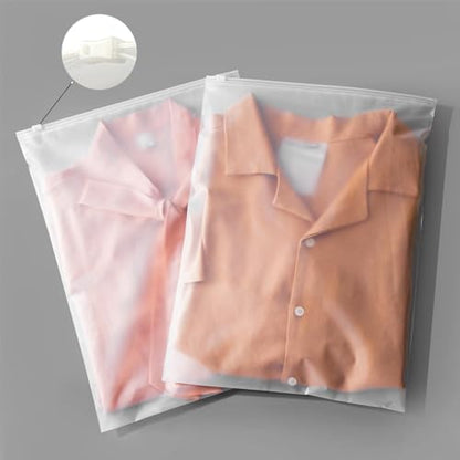 10x13 Inch Plastic Clothing Shipping Bags Frosted 100Pcs No Vent Holes - size: 100Pcs-10x13 Inch(Medium)