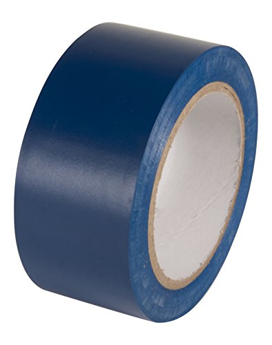 INCOM Manufacturing: PVC Vinyl Safety Aisle/Pipe Marking Conformable Durable Color Coding Abrasion Resistant Tape, 2 inch x 180 ft., Safety Blue - Ideal for Walls, Floors, Equipment - size: 2 Inches x 180 Feet