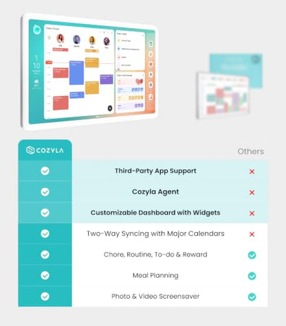 Cozyla Calendar Plus 3: 32"4K Smart Digital Calendar with Google Play Store - color: 4K