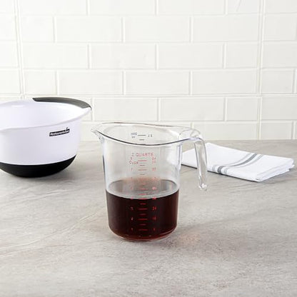 Restaurantware 2 qt Clear Plastic (Cups) Measuring Cup, 10 Pack