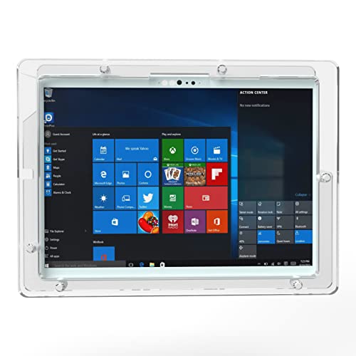 MS Surface Book 2 Security Anti-Theft Kit for Kiosk, POS, Store, Show Display (Wall Mount, Clear) - color: Clear, size: Wall Mount