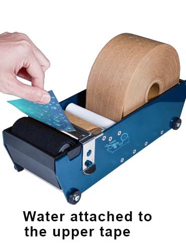 excell ET-377 Excell Gummed Paper Tape Dispenser: 3" wide, Blue