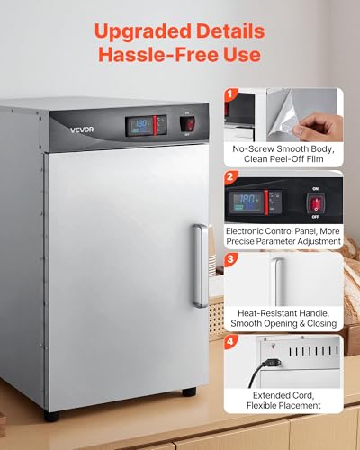 VEVOR Electric Hot Box Food Warmer, 5-Tier Commercial Warming Cabinets - size: 5-Tier