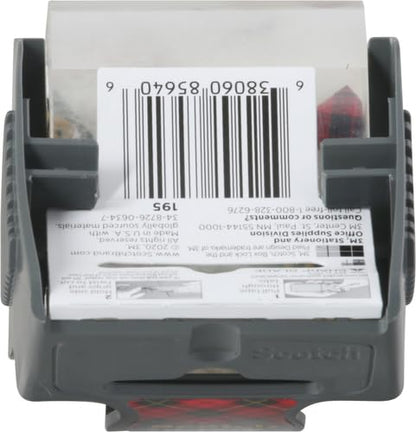 Scotch Box Lock Packaging Tape, 1 Roll with Dispenser, 1.88 in x 800 in, Extreme Grip, Sticks Instantly to Any Box (195) (Pack of 2) - size: 1 Roll (Pack of 2)