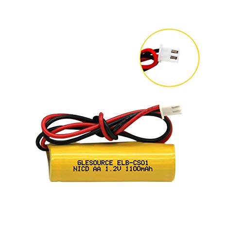 AA 1100mAh 1.2V Emergency Light Battery Compatile for ELB-CS01, EXR EL 122 C4T,Custom 332,Unitech OSA268(2 Pack) - color: 2 PCS 1100mAh