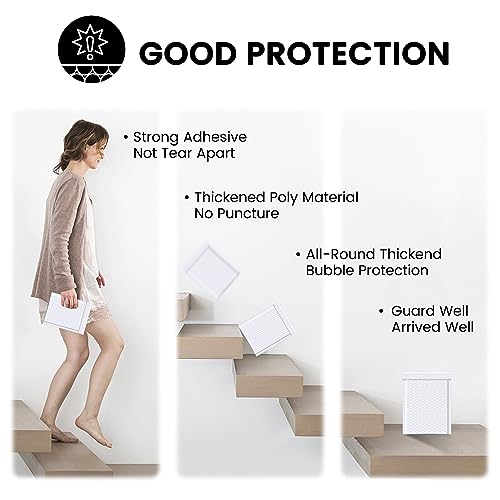 Fuxury Bubble Mailers 6x10 Inch White 50 Pack Padded Envelopes #0 - color: White, size: 6x10" 50PC