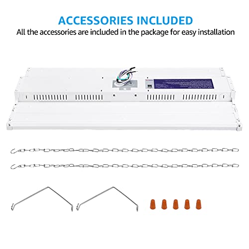 LEONLITE 2FT 160W LED Linear High Bay Light, 5000K