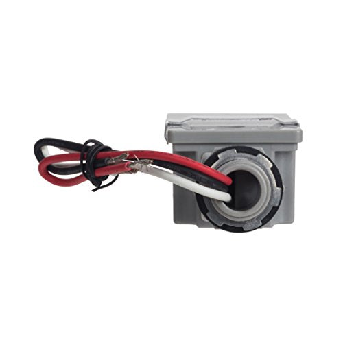 nsi Industries TORK RKP203 Outdoor 120-Volt Swivel Mount Photocontrol with Light Adjustment Bar - Controls Lighting Dusk to Dawn - Compatible with Incandescent/Compact Fluorescent/Halogen/LED