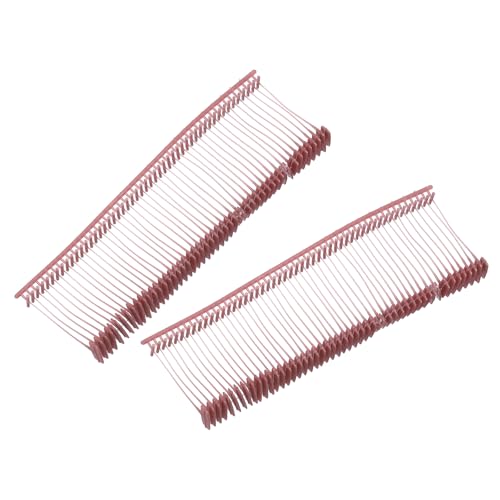MECCANIXITY 1000 Pcs Standard Tagging Barb Fasteners, 1 Inch Rose Red Tagging Gun Fasteners Tagging Gun Refill Plastic Garment for Clothing Fine Stitch Price Refills Tag Label - color: Rose Red, size: 1 Inch