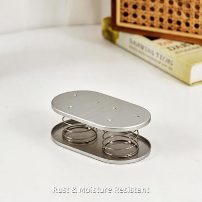2 Pcs Tissue Box Lifter Springs Holder，Aluminum Alloy Spring Support