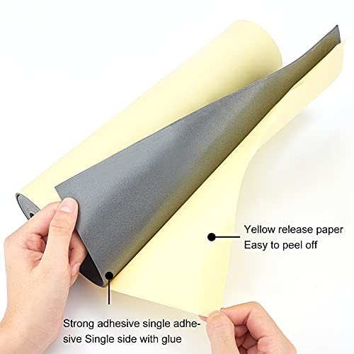 BENECREAT 78.7x11.8 5mm Thick Self-Adhesive EVA Foam Roll for Furniture Protecting, Gap Filling, Costumes and Other Craft Project - color: Gray - 5mm Thick, size: 5mm Thick