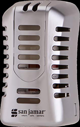 San Jamar WP9070SS Arriba Commercial Twist Passive Summit Air Freshener Dispenser, 2.8" X 4.65" X 2.79", Stainless