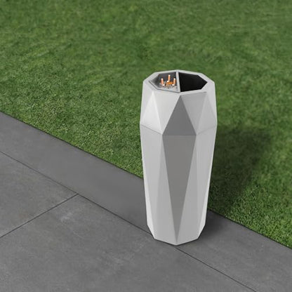 Commercial Trash Can 201 Stainless Steel 25L Indoor Large Capacity