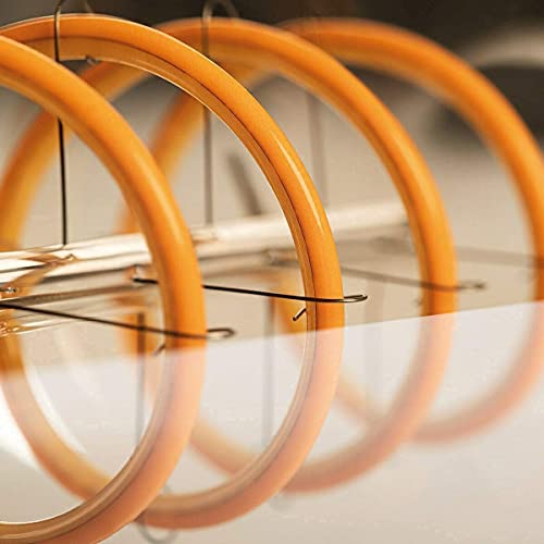 Leools Vintage LED Spiral Filament Bulb T10, 8.9inch Long Tubular Dimmable Edison Light Bulbs,E26 Base,Amber Glass,Warm White,2200K, 400LM(40W Equivalent), Pack of 4 - style: 8.9in(225mm)