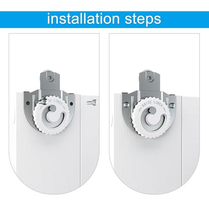 12 PCS Closet Door Roller Kit, Sliding Wardrobe Closet Door Hardware Top-Roller Kit with Adjustable Screws,Slide Smoothly and Quietly - size: 12