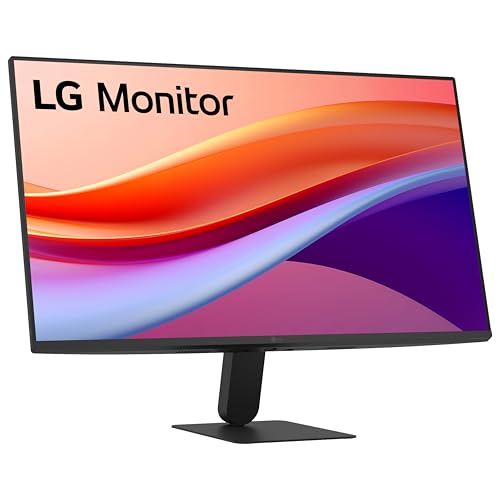LG 27U411A-B 27-inch Full HD (1920 x 1080) IPS Computer Monitor, 120Hz, HDR10, Reader Mode, Flicker Safe, HDMI, Slim Stand Base, Black - size: 27 inch
