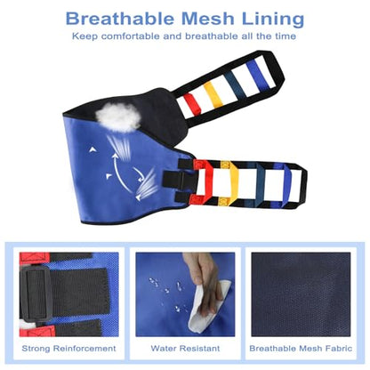 Transfer Sling, Transfer Belt for Elderly, Gait Belts for Seniors - color: Blue 1