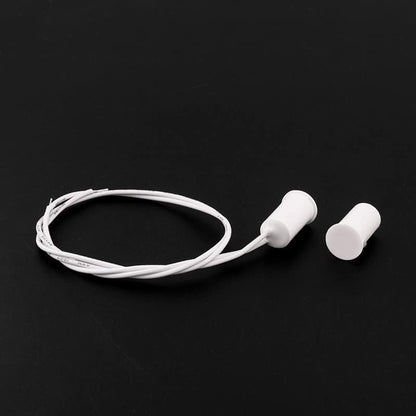 Magnetic Door Switch RC-33 NC Recessed Wired Security Window Door Contact Sensor Alarm White 2 Sets - color: White