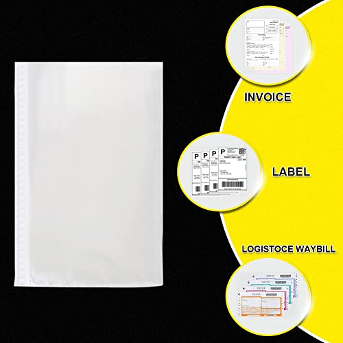 OausTect 6" x 9" Packing Slip Envelope Pouches, Clear Adhesive Top Loading Packing List Label Sleeve - 2000 Packs Shipping Envelopes - size: 6" x 9" - 2000 Pcs