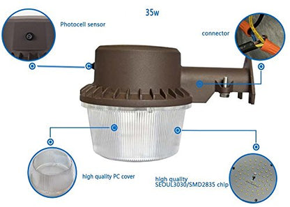 RuggedGrade 35W Trudo Series LED Barn Light with Photocell