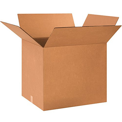 Boxes Fast 24" x 20" x 20" Double Wall Corrugated, Heavy-Duty Cardboard Boxes, BFHD242020DW, for Shipping, Packing, Moving and Storage, Kraft (Pack of 10)
