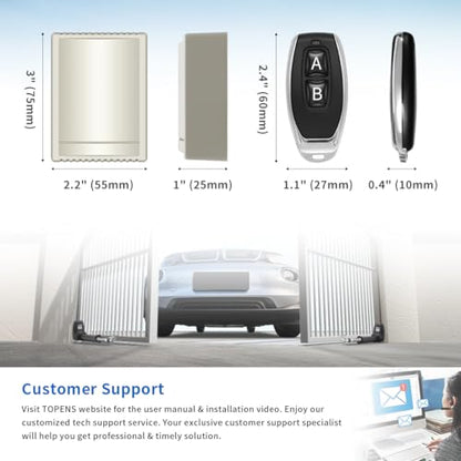 TOPENS HLR01 HomeLink Remote Control Kit