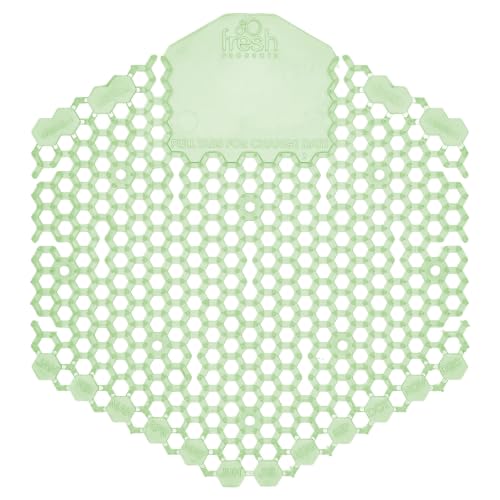 Fresh Products Wave 3D Urinal Screen Deodorizer, Herbal Mint, 10 packs