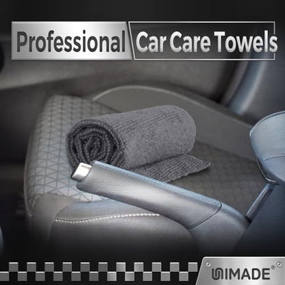 UNIMADE Microfiber Cleaning Cloth, 400 Pack Microfiber Towels for Cars - color: Grey, size: 400pk