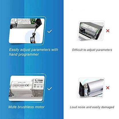 Ada Door Opener Handicapped Touch Free Sensor Open Door Operator with 2pcs Square 4.5'' Wireless Wave Sensor Switches 512N and 1PCS Fail Security 395lbs Electric Lock… - style: Kit2