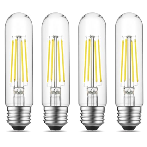 5" T10 Tubular LED Light Bulb, 60W Eq, Dimmable, Daylight 5000K, 4-Pack - color: Daylight, size: 5 Inch- 4 Count