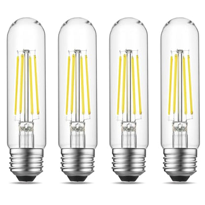 5" T10 Tubular LED Light Bulb, 60W Eq, Dimmable, Daylight 5000K, 4-Pack - color: Daylight, size: 5 Inch- 4 Count