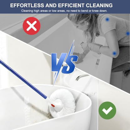 Shower and Tub Scrubber Brush - Non-Scratch Cleaning Brush for Bathtub Sink