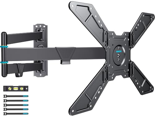 BONTEC Full Motion Corner TV Wall Mount for 31–75 Inch TVs, 33" Long Arm - size: for 31-75 Inch