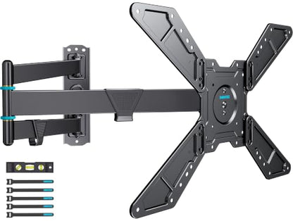 BONTEC Full Motion Corner TV Wall Mount for 31–75 Inch TVs, 33" Long Arm - size: for 31-75 Inch