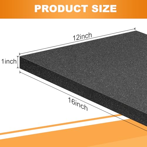 Eunice 8 Pcs 16" x 12" x 1" Foam Inserts, Padding - size: 8PCS-16*12*1 Inches
