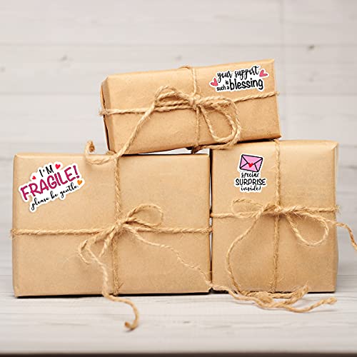 Wailozco Funny Fragile Stickers,I’m Fragile Please Be Gentle Packaging Sticker for Mailing Envelopes Small Business Shipping Package 500 Labels Per Roll - color: Please Be Gentle