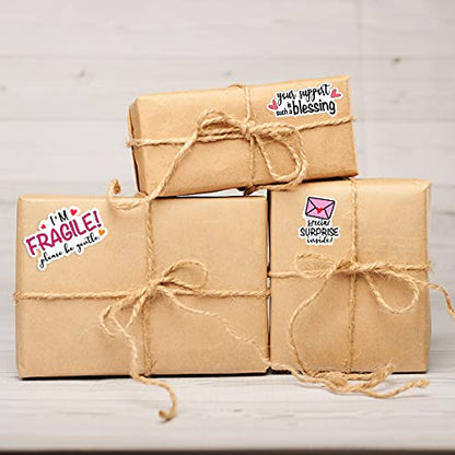 Wailozco Funny Fragile Stickers,I’m Fragile Please Be Gentle Packaging Sticker for Mailing Envelopes Small Business Shipping Package 500 Labels Per Roll - color: Please Be Gentle