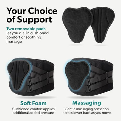 BraceAbility LSO Back Brace - Lower Back Support for Men and Women with Adjustable Compression Straps and Interchangeable Lumbar Pads for Sciatica, Herniated Disc, and Spinal Stenosis Relief (Black, Size 1 - 30-35 Inch Waist) - size: Size 1 - 30-35 Inch W