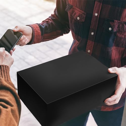 KKBESTPACK 100 Pcs 12x15.5 Poly Mailer Envelopes Shipping Bags Self Adhesive Waterproof Bags (Black), 12 x 15.5 (Pack of 5) - color: Black, size: 12" x 15.5" 100pcs (Pack of 5)