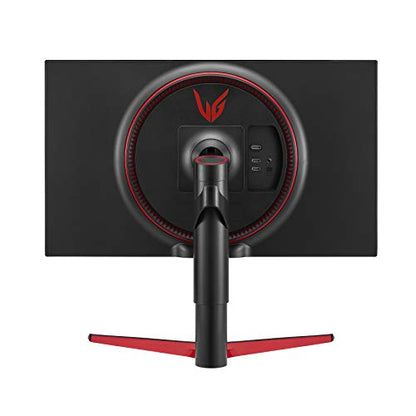 LG 27GL83A-B 27-Inch Ultragear QHD 2560 x 1440 IPS Gaming Monitor, 144Hz, 1ms (GtG), NVIDIA G-SYNC, AMD FreeSync, HDR10, HDMI, DisplayPort, Tilt/Height/Pivot Adjustable Stand, Black - size: 27 inch, style: 144Hz