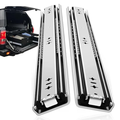 Heavy Duty Drawer Slides (Load:250 lb (No Lock) -W:53mm, 16 Inch) - size: 16 Inch, style: Load:250 lb (No lock) -W:53mm