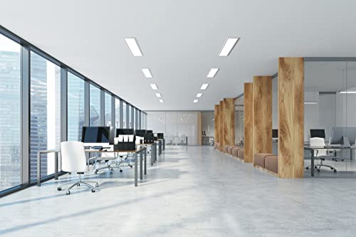 Lithonia Lighting 1x4 LED Flat Panel Light, 4000 Lumens, 3500K/4000K/5000K - size: 1 foot x 4 feet, style: 4000 Lumens
