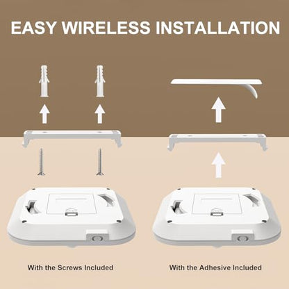 Battery Operated Ceiling Light, Motion Sensor Light Indoor - color: 6000K