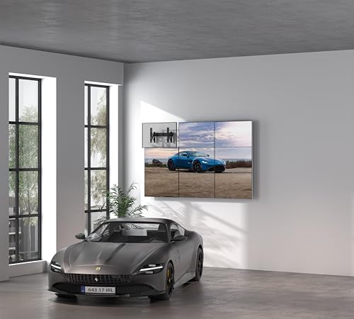 Mount Plus POP-48T Pop Out Video Wall Mount System for 37 to 70" TVs | TV Menu Board | Max VESA 600x400 | Commercial Grade 154 Lbs | Anti-Theft Protection | Full Extension to 8.7" (1 Pack) - size: 1 Pack