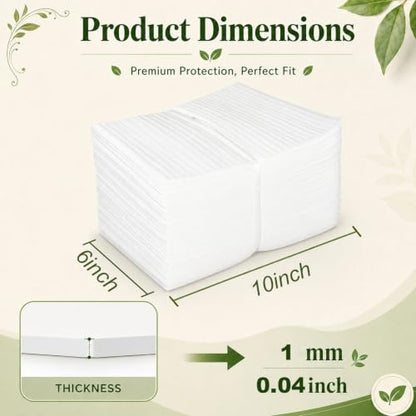 Packing Foam Pouches 1/12'' thickness 6 x10IN,50 Pack - size: 6X10IN-50PCS